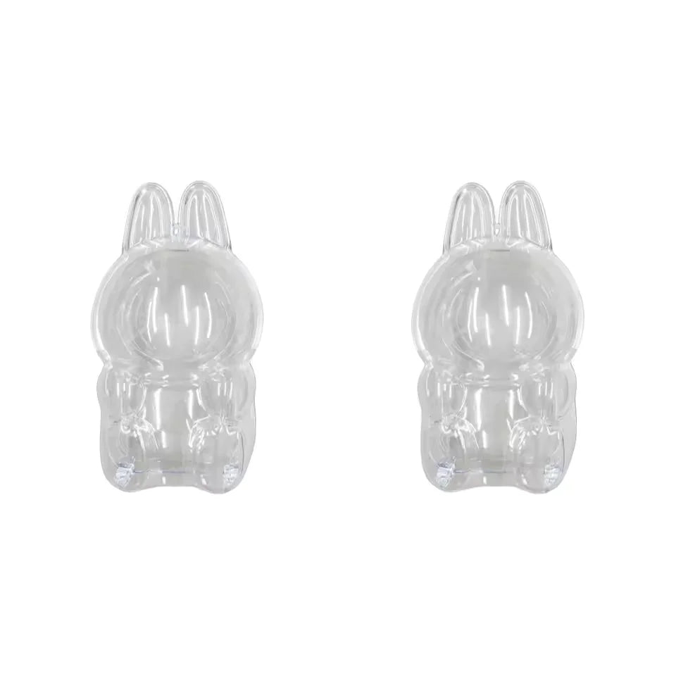 𧸠Transparent Protective Display Cover for Labub V1/V2 Plush Dolls