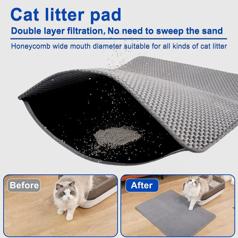 Pet Cat Litter Mat (Waterproof)