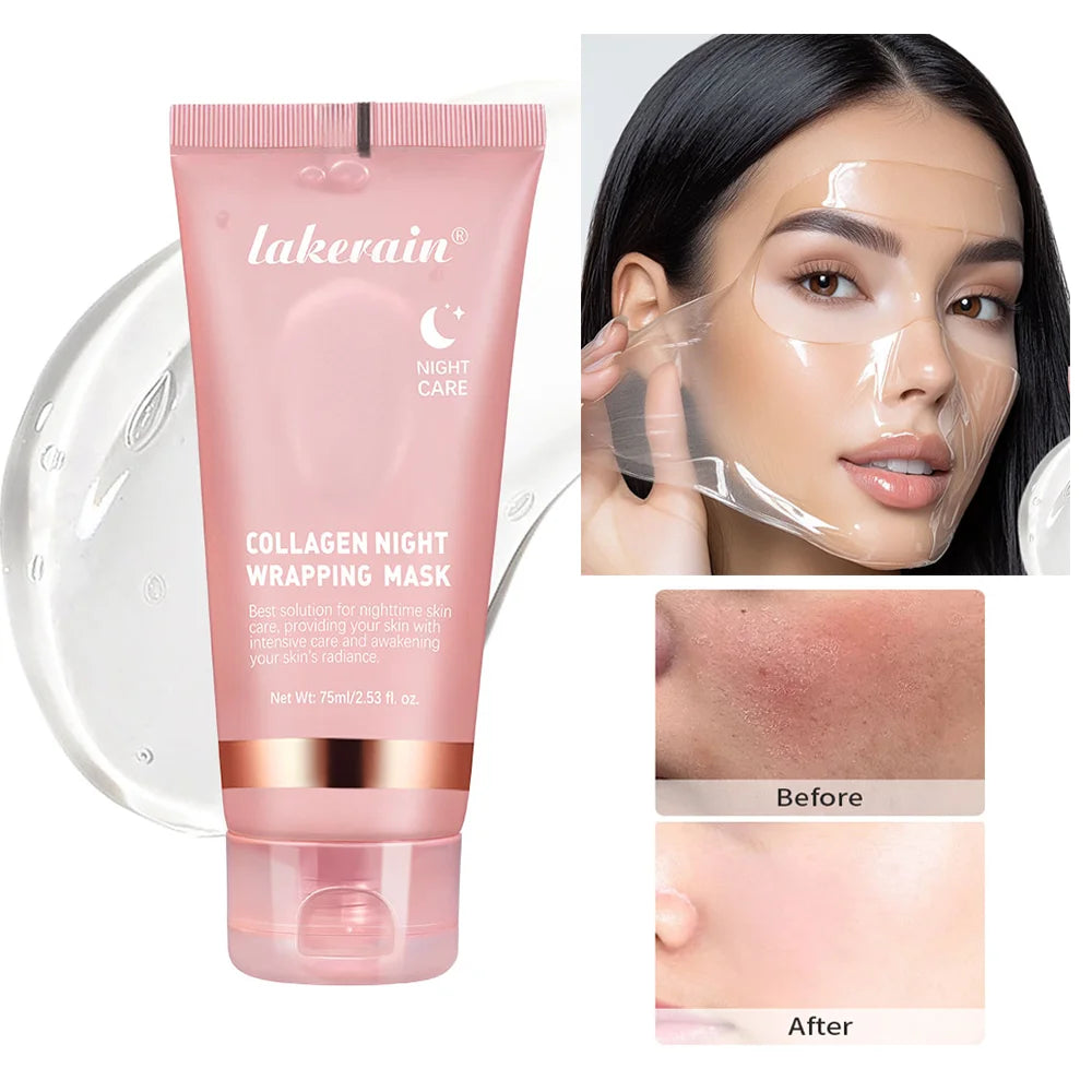 ๐ Lakerain Collagen Night Wrapping Mask โ Firm, Hydrate & Glow Overnight