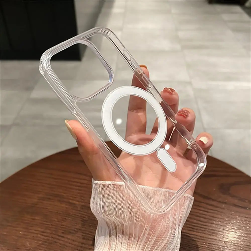 š± Transparent MagSafe Case ā Sleek, Strong & Snap-On Ready (Fits Iphone 11-16)