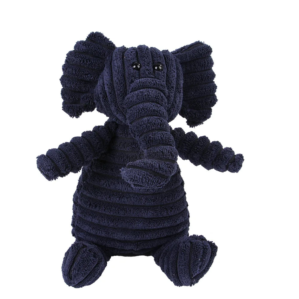 Plush High-Quality Dog Toy, Animal Shaped Bite Resistant Squeaky Corduroy Dog Toys