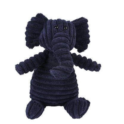 Plush High-Quality Dog Toy, Animal Shaped Bite Resistant Squeaky Corduroy Dog Toys