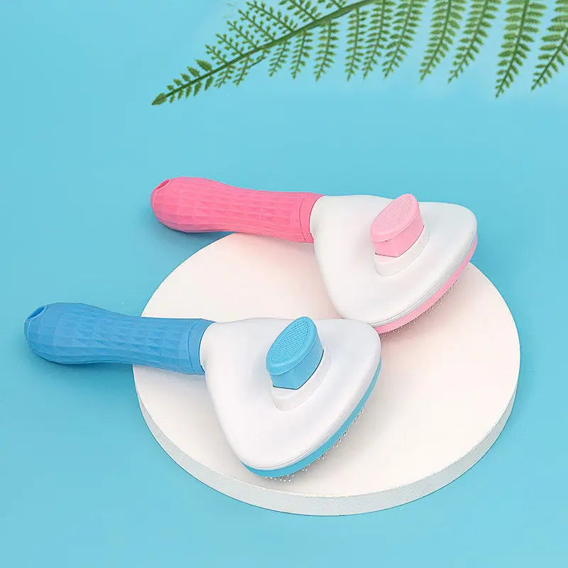 🐾 Pet Grooming Comb – Tangle-Free Comfort for Cats & Dogs