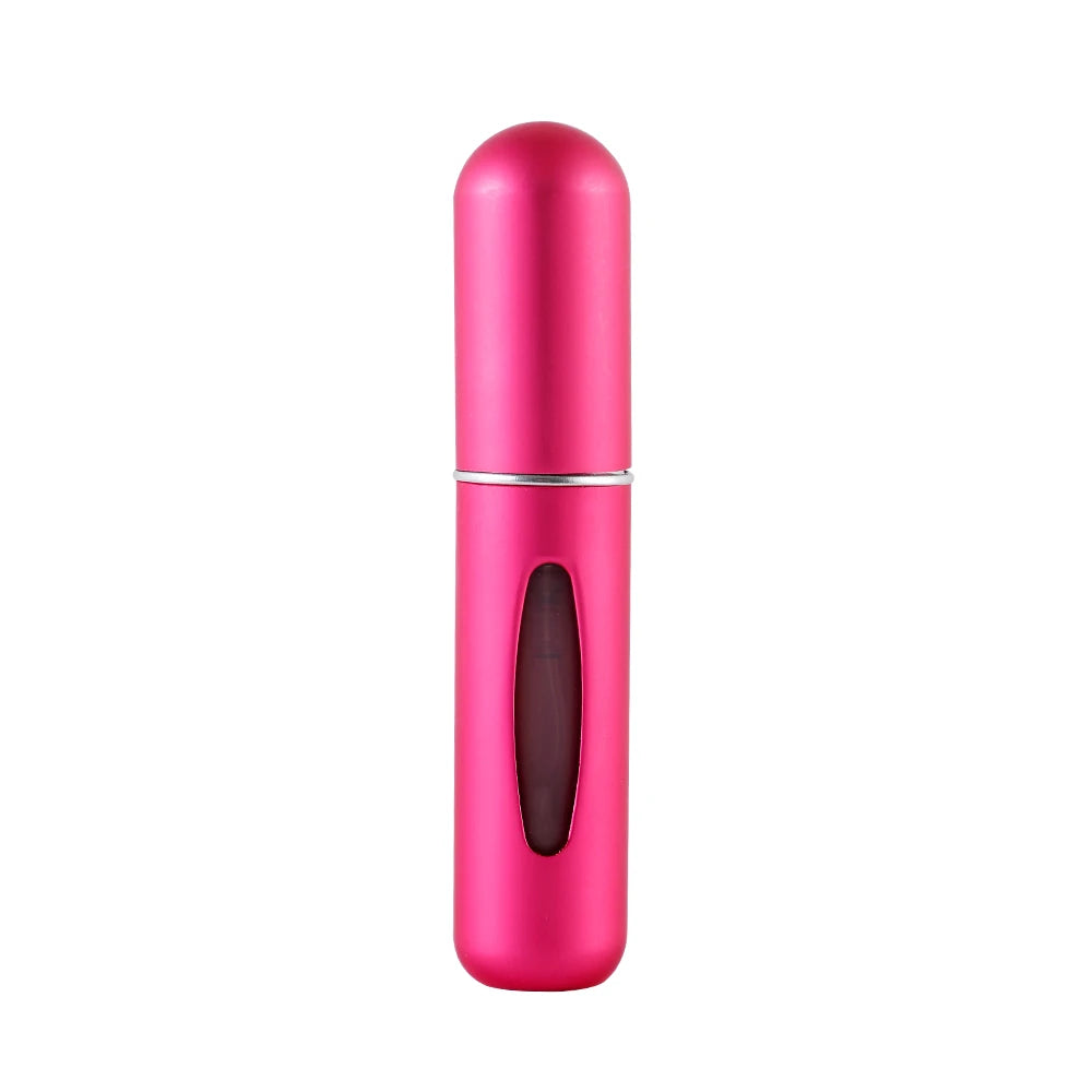 Portable Travel 5ml Bottom Charge Perfume Refillable Bottle Liquid Container For Cosmetics Spray Bottling Dispenser Press Head