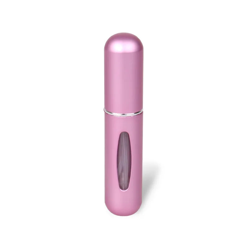 Portable Travel 5ml Bottom Charge Perfume Refillable Bottle Liquid Container For Cosmetics Spray Bottling Dispenser Press Head