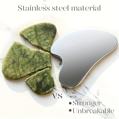 ✨ Stainless Steel Gua Sha Tool – Sculpt, Soothe & Glow