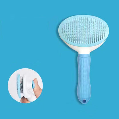 🐾 Pet Grooming Comb – Tangle-Free Comfort for Cats & Dogs