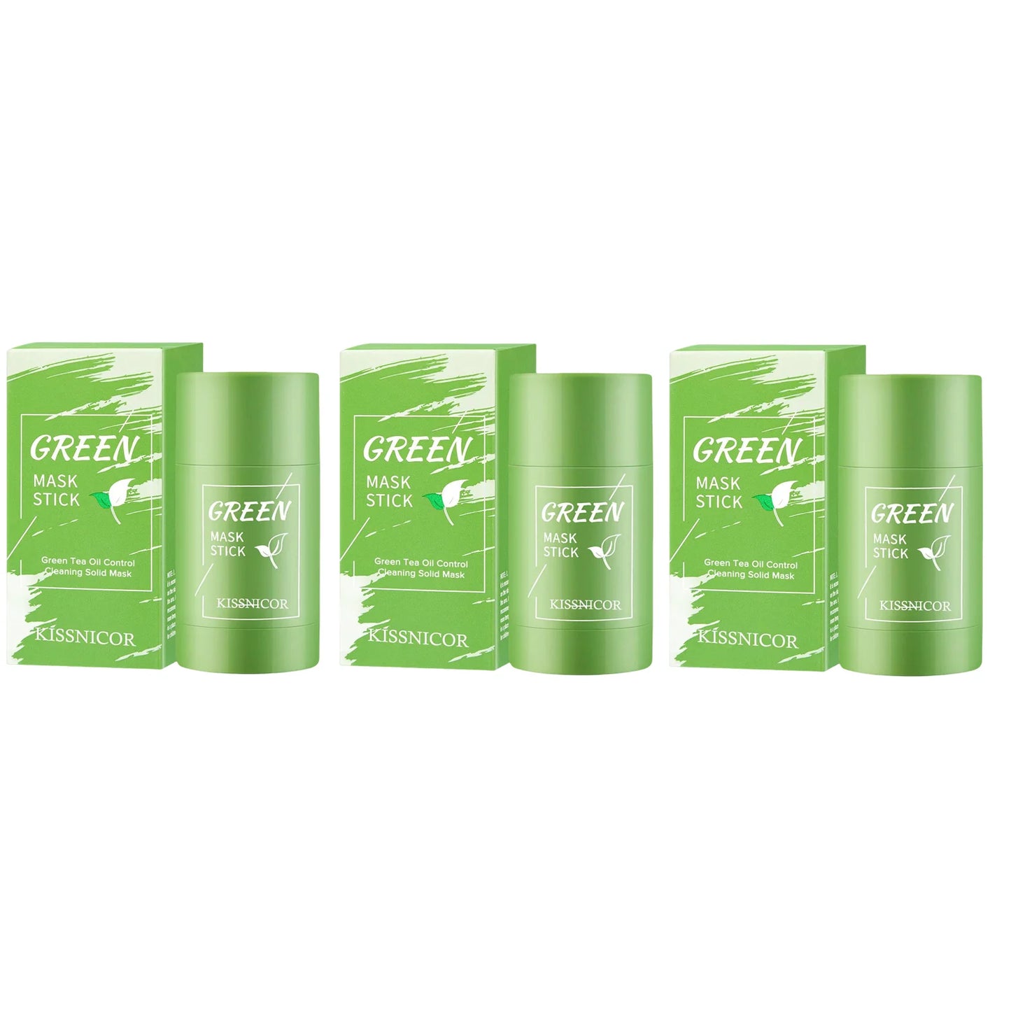 🍃 Green Tea Cleansing Stick Mask – Deep Clean, Shrink Pores & Remove Blackheads