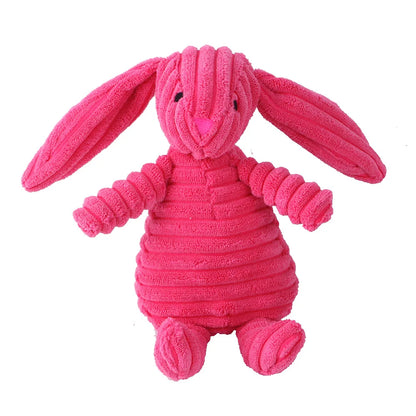 Plush High-Quality Dog Toy, Animal Shaped Bite Resistant Squeaky Corduroy Dog Toys