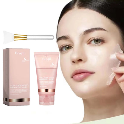 🌙 Collagen Peel-Off Overnight Mask – Hydrate, Firm & Glow While You Sleep