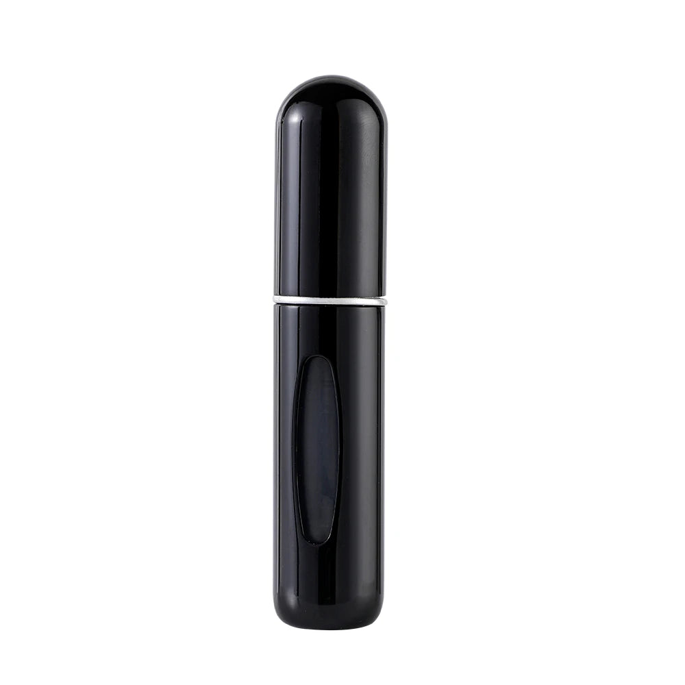 Portable Travel 5ml Bottom Charge Perfume Refillable Bottle Liquid Container For Cosmetics Spray Bottling Dispenser Press Head