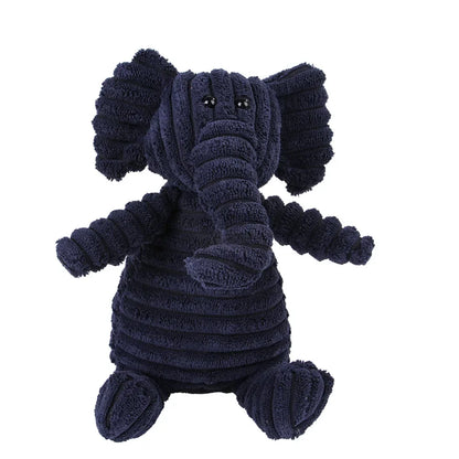 Plush High-Quality Dog Toy, Animal Shaped Bite Resistant Squeaky Corduroy Dog Toys