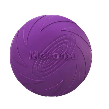 OUZEY Bite Resistant Flying Disc Toys For Dog/ Multifunction Pet Training Toy