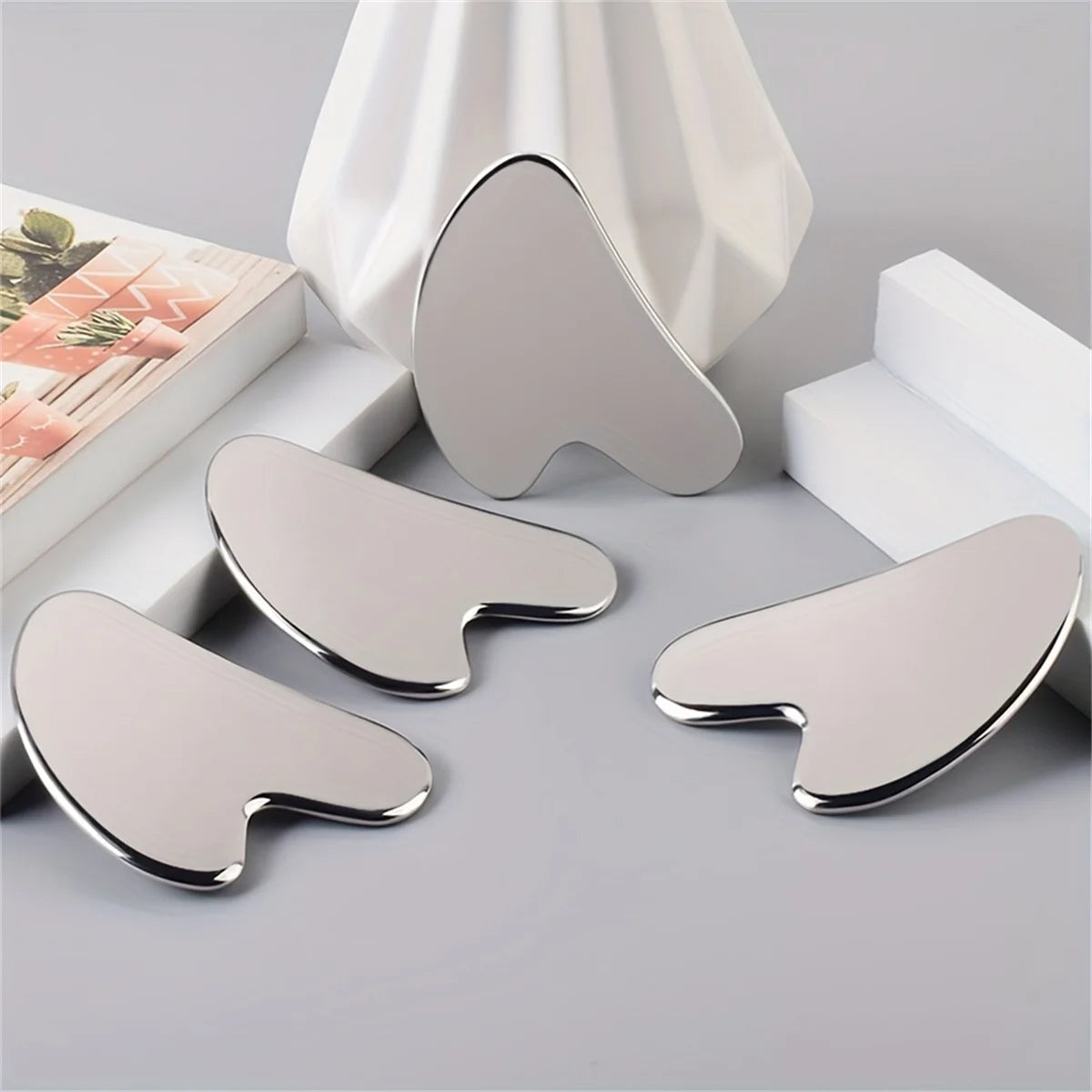 ✨ Stainless Steel Gua Sha Tool – Sculpt, Soothe & Glow