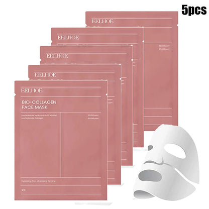 🌙 Bio Collagen Face Mask – Deep Hydration & Pore Refining Overnight Treatment (1/5/10 peace)