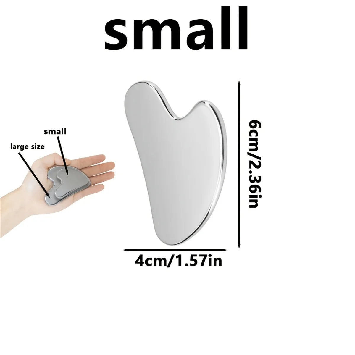 ✨ Stainless Steel Gua Sha Tool – Sculpt, Soothe & Glow