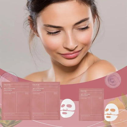 🌙 Bio Collagen Face Mask – Deep Hydration & Pore Refining Overnight Treatment (1/5/10 peace)