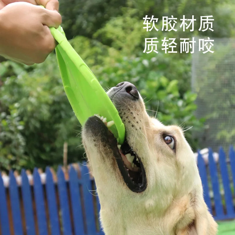 OUZEY Bite Resistant Flying Disc Toys For Dog/ Multifunction Pet Training Toy