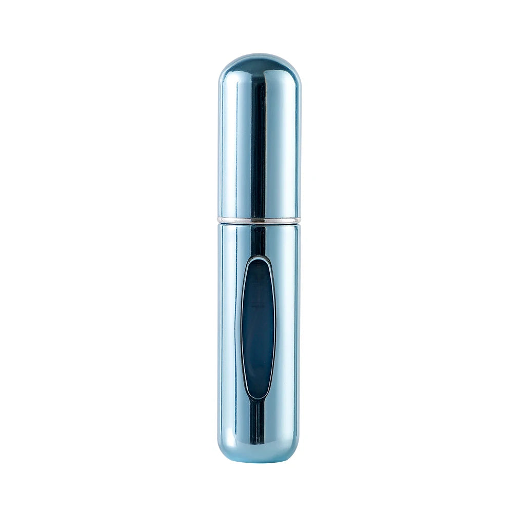 Portable Travel 5ml Bottom Charge Perfume Refillable Bottle Liquid Container For Cosmetics Spray Bottling Dispenser Press Head