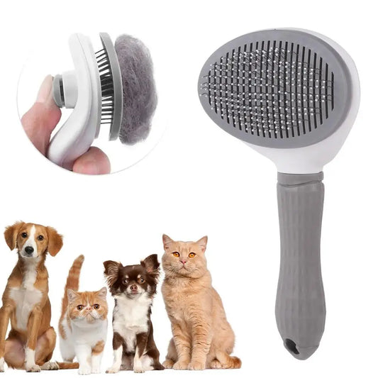 🐾 Pet Grooming Comb – Tangle-Free Comfort for Cats & Dogs