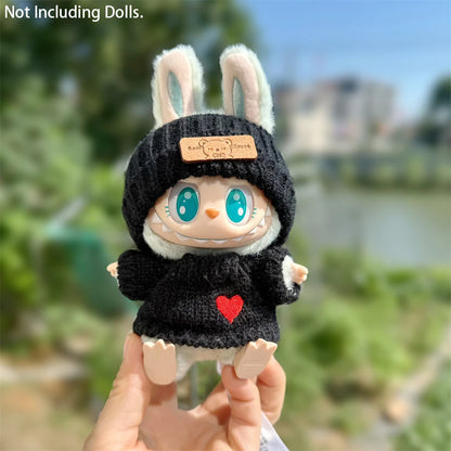 🧸 Transparent Protective Display Cover for Labub V1/V2 Plush Dolls