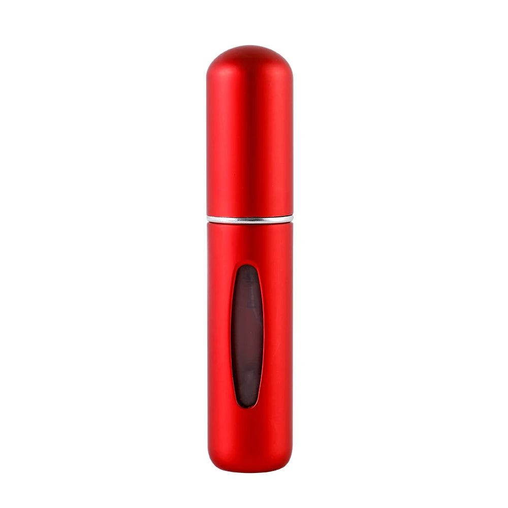 Portable Travel 5ml Bottom Charge Perfume Refillable Bottle Liquid Container For Cosmetics Spray Bottling Dispenser Press Head