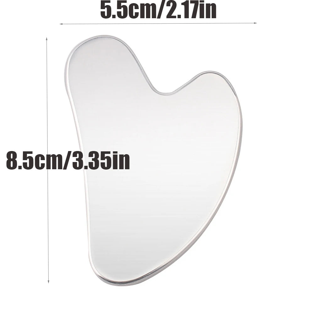 ✨ Stainless Steel Gua Sha Tool – Sculpt, Soothe & Glow