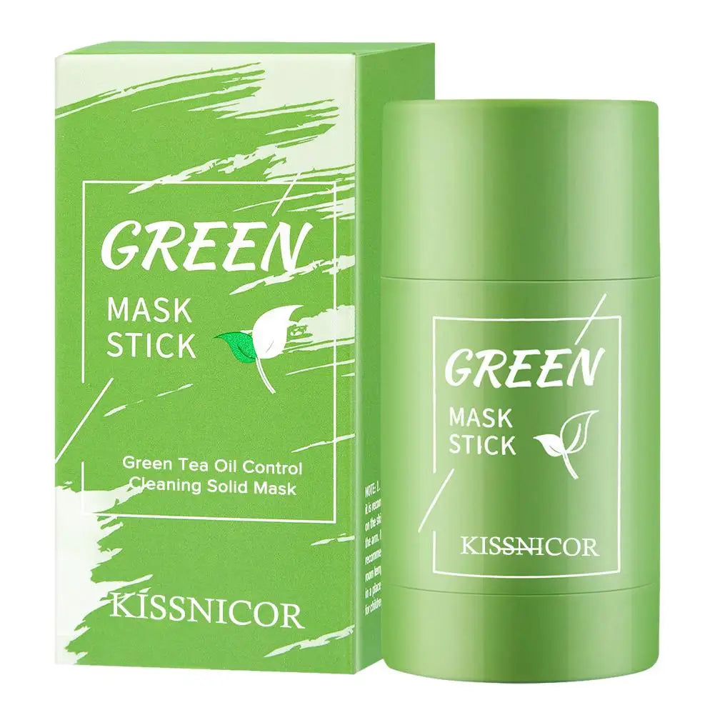 🍃 Green Tea Cleansing Stick Mask – Deep Clean, Shrink Pores & Remove Blackheads