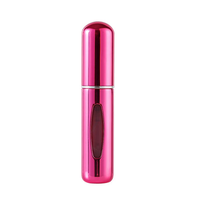 Portable Travel 5ml Bottom Charge Perfume Refillable Bottle Liquid Container For Cosmetics Spray Bottling Dispenser Press Head