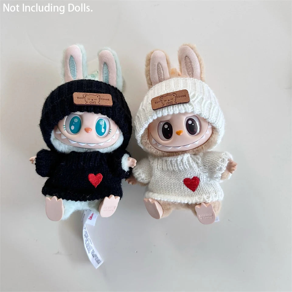🧸 Transparent Protective Display Cover for Labub V1/V2 Plush Dolls