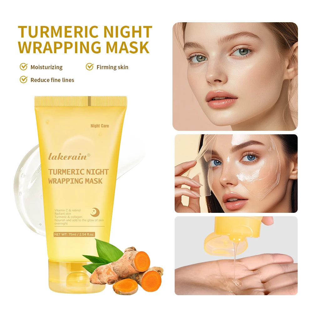 🌙 Lakerain Collagen Night Wrapping Mask – Firm, Hydrate & Glow Overnight