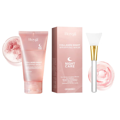 🌙 Collagen Peel-Off Overnight Mask – Hydrate, Firm & Glow While You Sleep