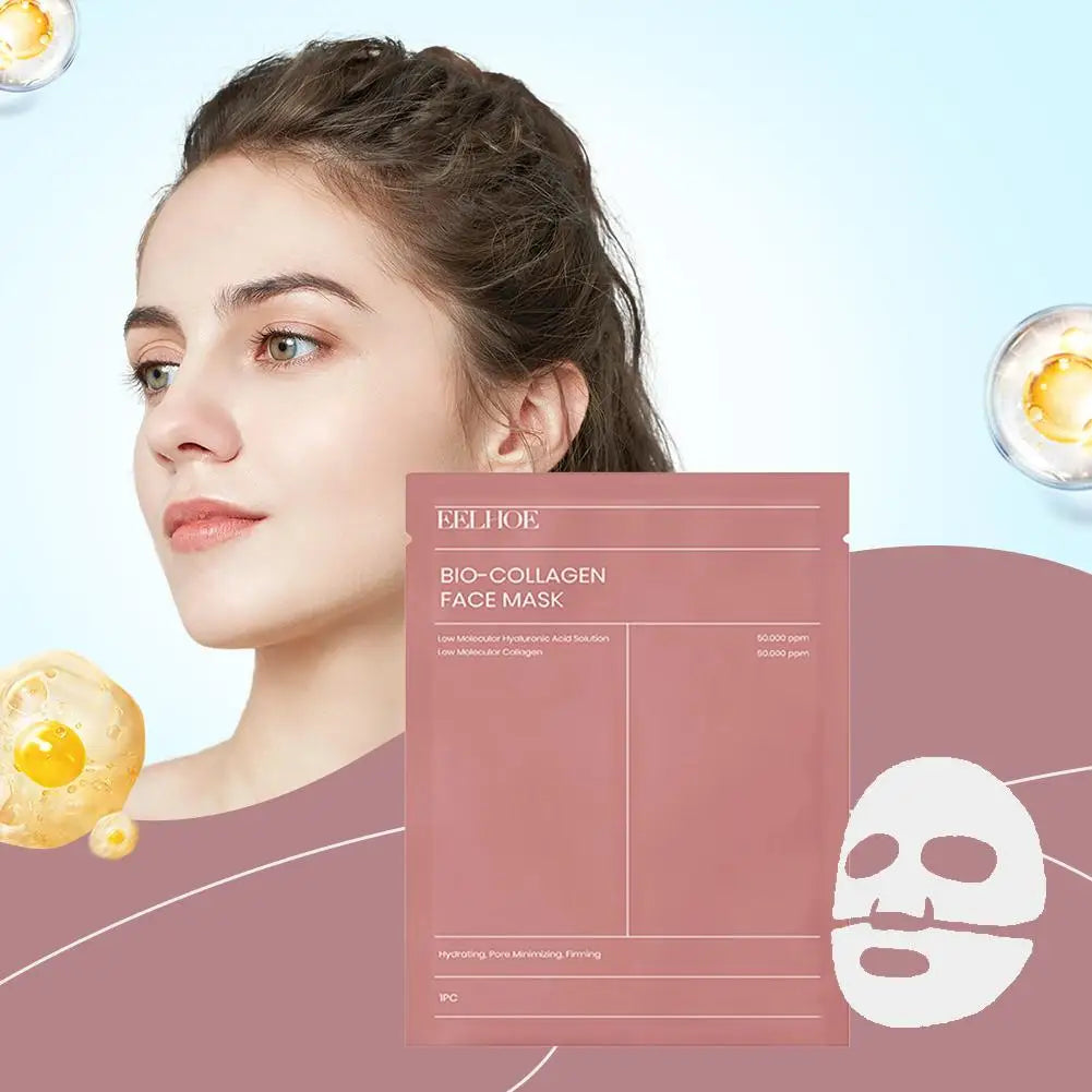 🌙 Bio Collagen Face Mask – Deep Hydration & Pore Refining Overnight Treatment (1/5/10 peace)