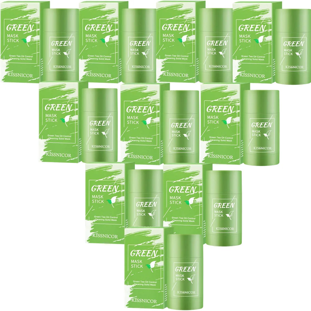 🍃 Green Tea Cleansing Stick Mask – Deep Clean, Shrink Pores & Remove Blackheads