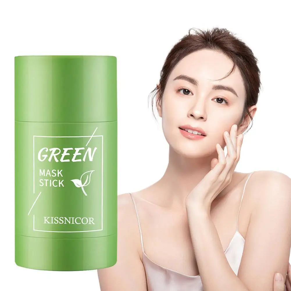 🍃 Green Tea Cleansing Stick Mask – Deep Clean, Shrink Pores & Remove Blackheads
