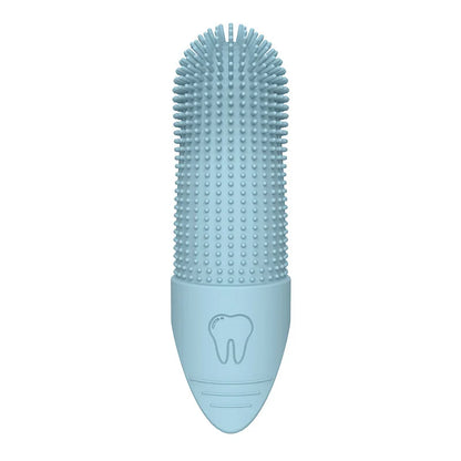360° Cleaning, Food Grade Silicone Finger Toothbrush for Dogs & Cats Dental Care