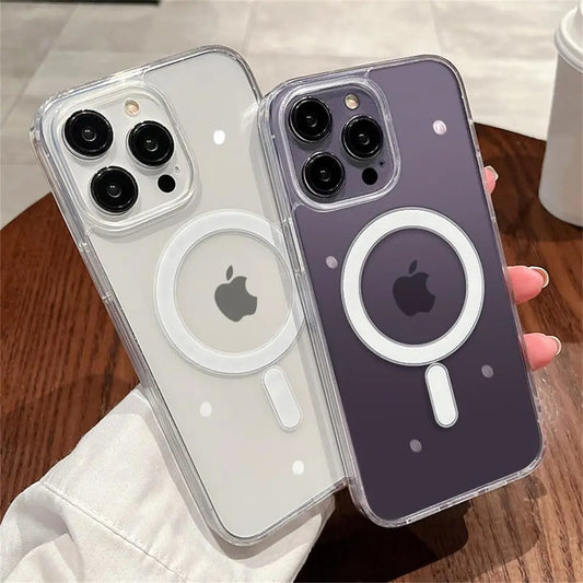 📱 Transparent MagSafe Case – Sleek, Strong & Snap-On Ready (Fits Iphone 11-16)