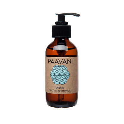 Pitta Body Oil | Cooling Ayurvedic Abhyanga Oil for Sensitive Skin-0