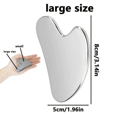 ✨ Stainless Steel Gua Sha Tool – Sculpt, Soothe & Glow