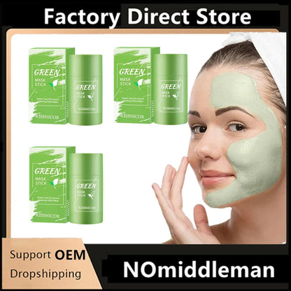 🍃 Green Tea Cleansing Stick Mask – Deep Clean, Shrink Pores & Remove Blackheads