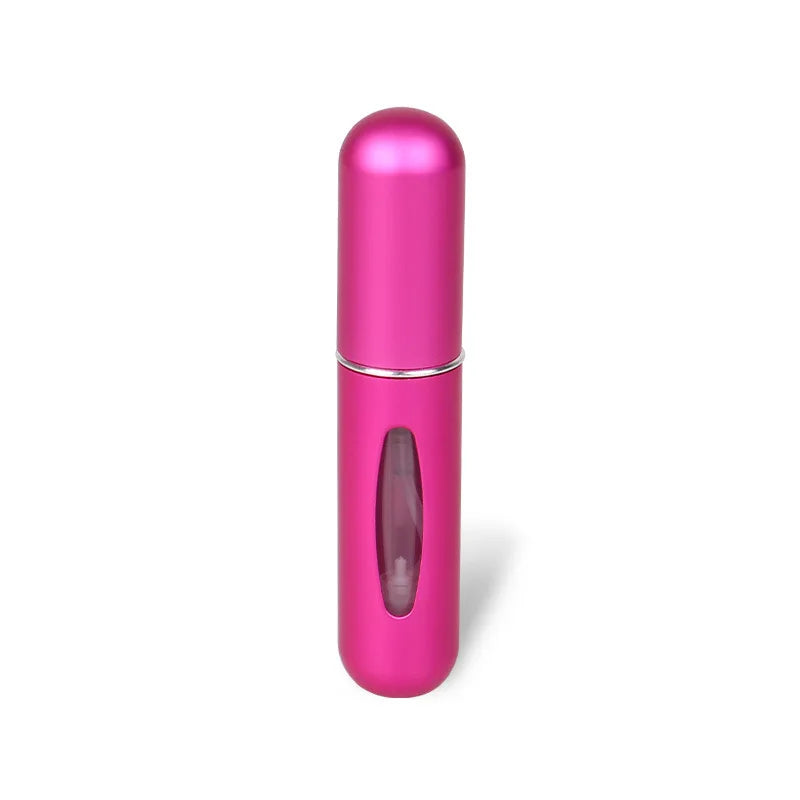 Portable Travel 5ml Bottom Charge Perfume Refillable Bottle Liquid Container For Cosmetics Spray Bottling Dispenser Press Head