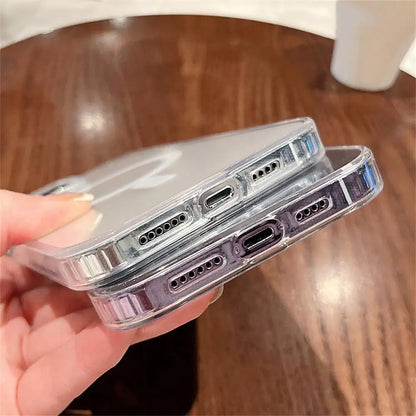 📱 Transparent MagSafe Case – Sleek, Strong & Snap-On Ready (Fits Iphone 11-16)