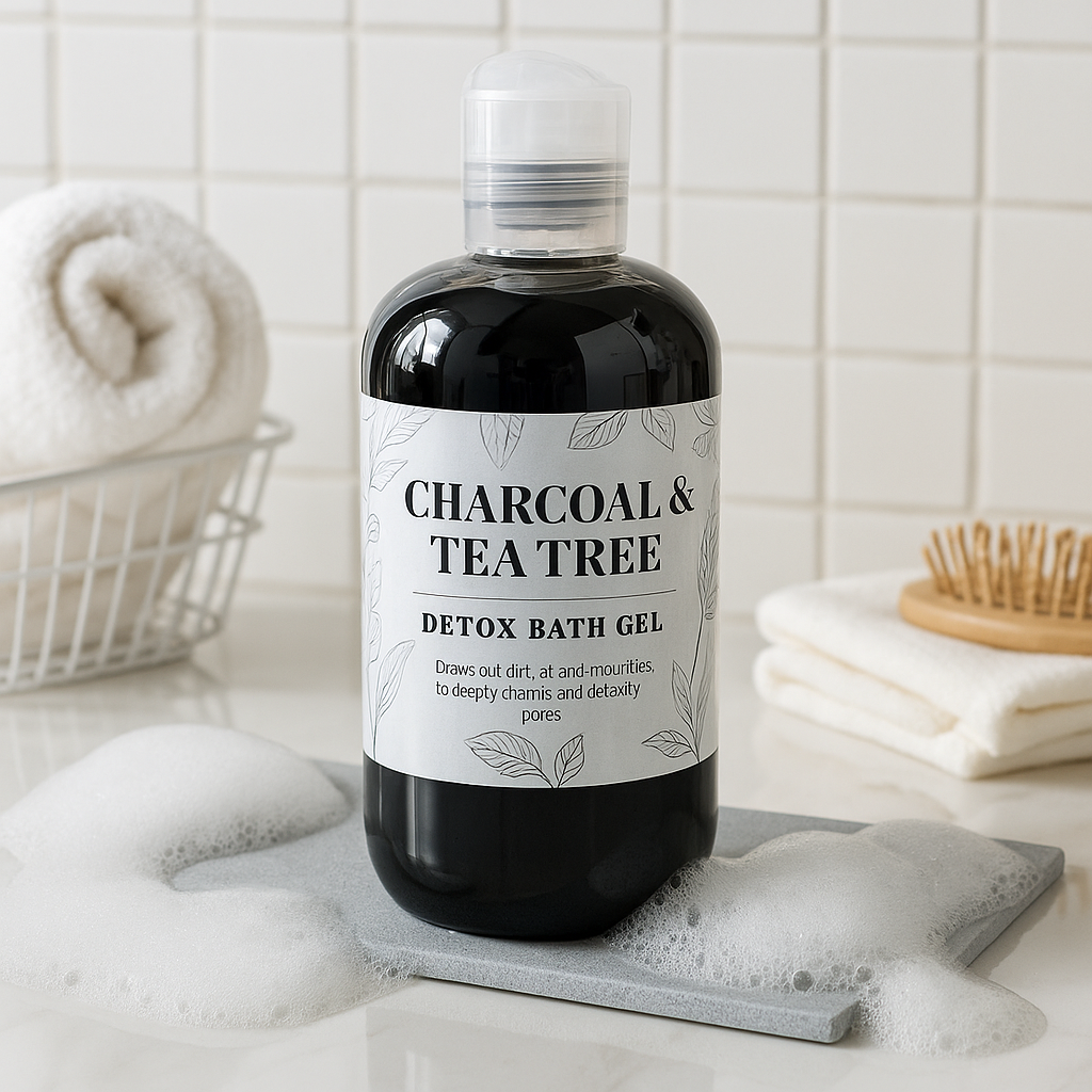 Charcoal & Tea Tree Detox Shower Bath Gel-2