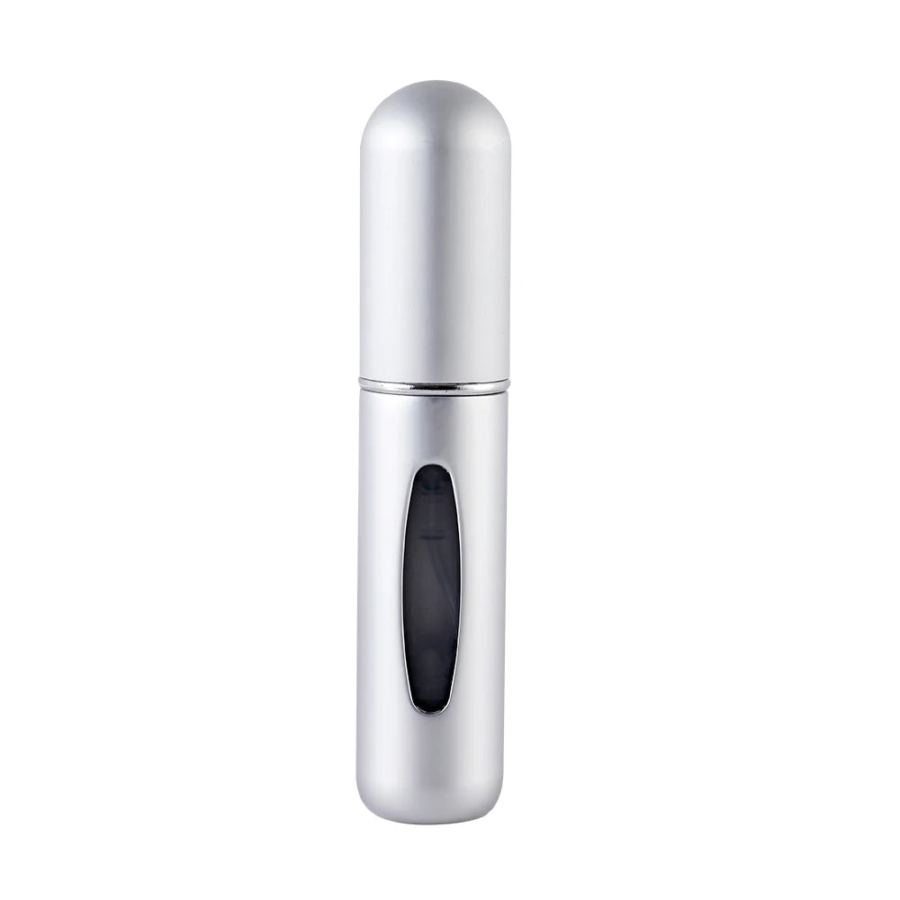 Portable Travel 5ml Bottom Charge Perfume Refillable Bottle Liquid Container For Cosmetics Spray Bottling Dispenser Press Head