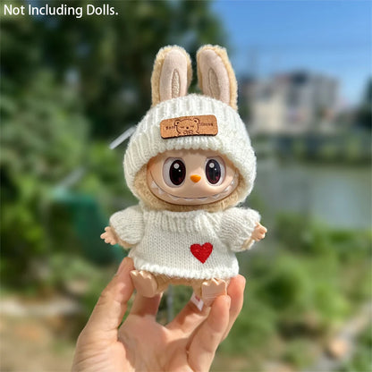 🧸 Transparent Protective Display Cover for Labub V1/V2 Plush Dolls
