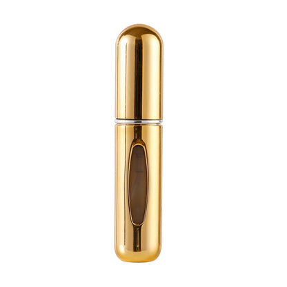Portable Travel 5ml Bottom Charge Perfume Refillable Bottle Liquid Container For Cosmetics Spray Bottling Dispenser Press Head