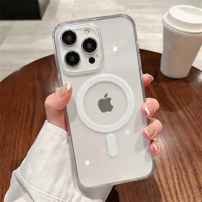 📱 Transparent MagSafe Case – Sleek, Strong & Snap-On Ready (Fits Iphone 11-16)