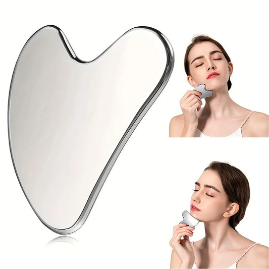 ✨ Stainless Steel Gua Sha Tool – Sculpt, Soothe & Glow