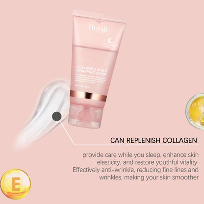 🌙 Collagen Peel-Off Overnight Mask – Hydrate, Firm & Glow While You Sleep